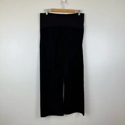 Maeve Maternity Colette Pants Women's Size 10 Black Pull On Over the Bump