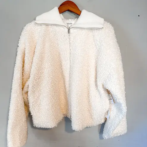 Haven Well Within Sherpa Jacket XXL Zip NEW NWT White