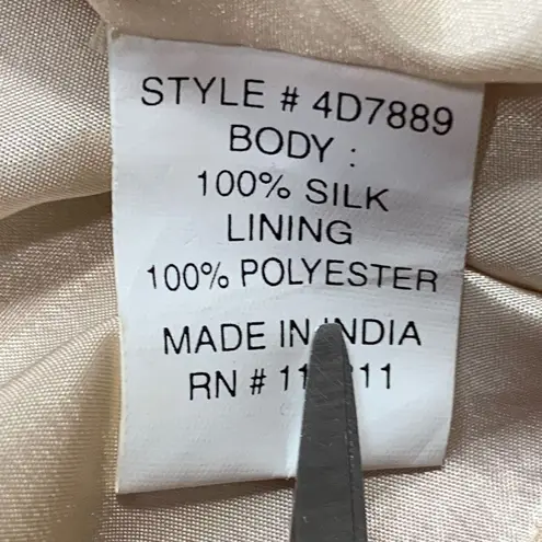 Yoana Baraschi Dress Red Floral Leaf Print Square Neck Sleeveless Knee Length