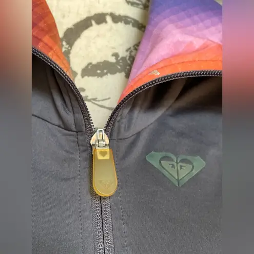 Roxy  Athletix Bright Edition Colorful Vibrant Zip-Up Jacket with Logo - M - Image 5