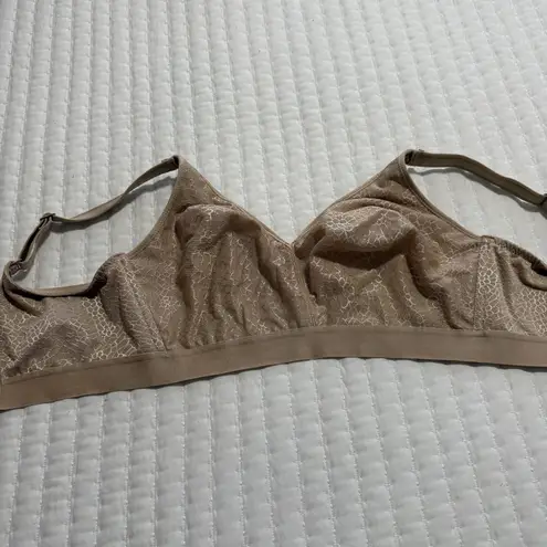 Chantelle C 34H Magnifique Full Bust Wirefree Bra Nude Sand C18920