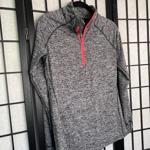 Tangerine Performance Athletic Workout Wicking Lightweight Pullover Grey Small
