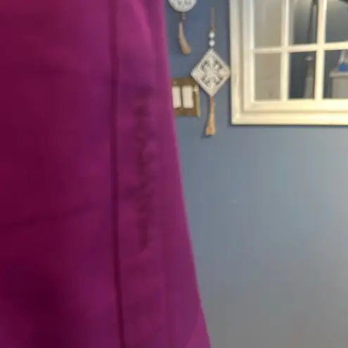 wonder wink pro Women's cranberry colored Scrub Top NWT