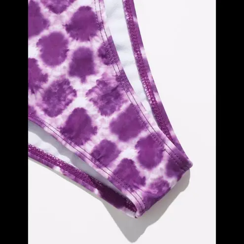 Boutique Purple, Blotted, Tie-Dye, Bikini Set