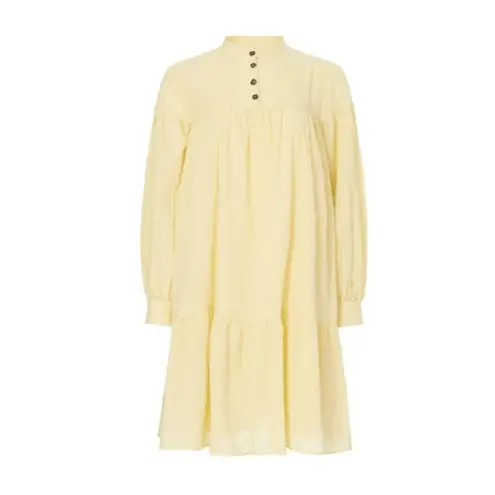 Pamela Love x RTR (Rent The Runway) Yellow Eyelet Dress Women's Size M Cottage Size M