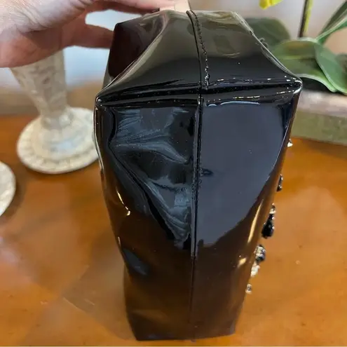 Dolce & Gabbana NWOT Black Floral Crystal VANDA Bag Chic, Bold & Glamorous