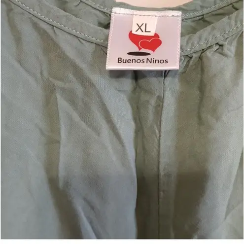 Sage Green Lightweight Wide Leg Jumper. Size XL.