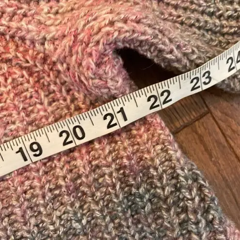 J.Jill  pink wool blend ombre knit sweater large