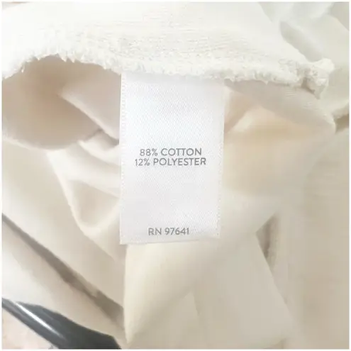 J. Jill Textured Jumper Tunic Big Pockets Size XL Cream Lagenlook Minimalist