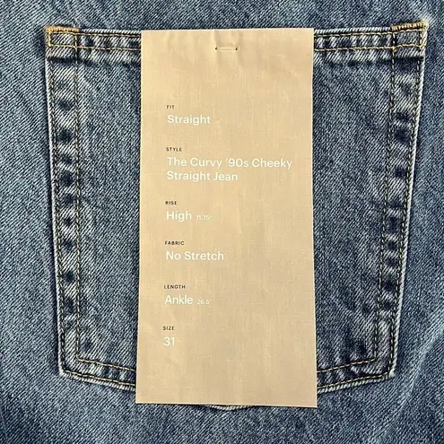 Everlane  The Curvy 90’s Cheeky Ankle Jean Women’s Size 31 New with tags!