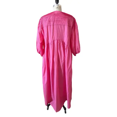 Acacia Swimwear ACACIA Elenora Cotton Maxi Dress in Astor Pink Size Medium/ Large - Image 5