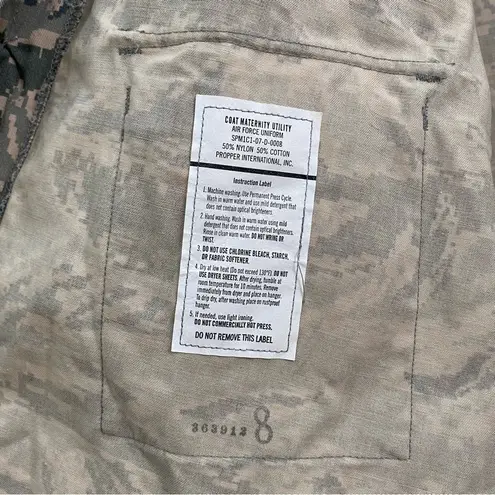 Air Force Uniform Coat Maternity Utility Tiger Stripe Camouflage Size 20R