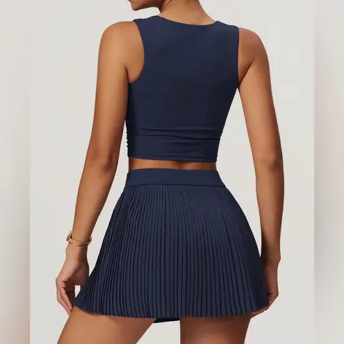 Berlook Activewear Navy Square Neck Cami Top