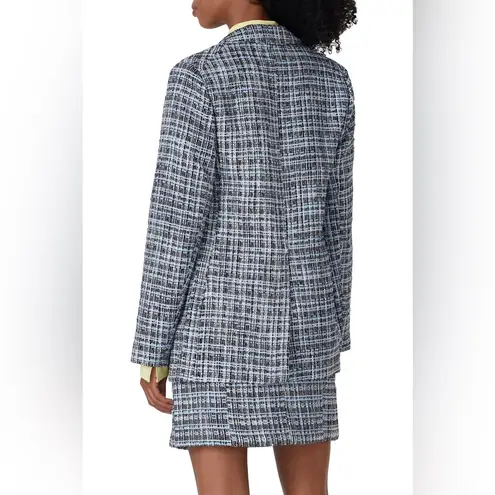 Adam Lippes x RTR Tweed Blazer in Blue Size 0