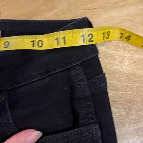 Hidden Los Angeles Womens High Rise Slit Hem Ryan Bootcut Jeans Black Sz 24 NWT