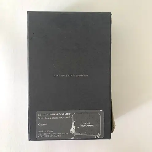 Restoration Hardware Mini Cashmere Hand Warmers