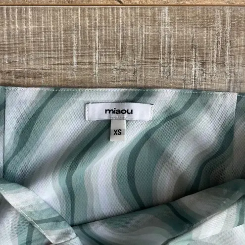 Miaou Moni Baby Tee + Skirt Set in Swerve XS Green