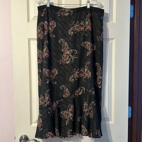 Emma James Liz Claiborne Vintage Reversible Skirt 16W