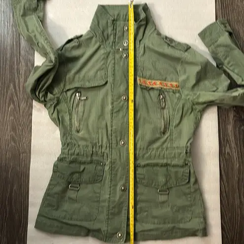 Daytrip  Green Army Jacket Size M Utility Lightweight