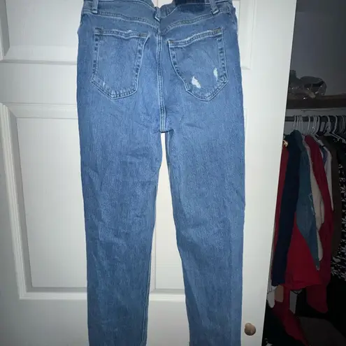 Abercrombie & Fitch  The '90s Straight Ultra High Rise W Criss
Cross Waist thumbnail 3