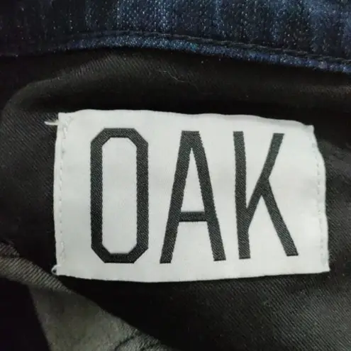 Oak CLEARANCE stretch denim button front jeans 31 Blue