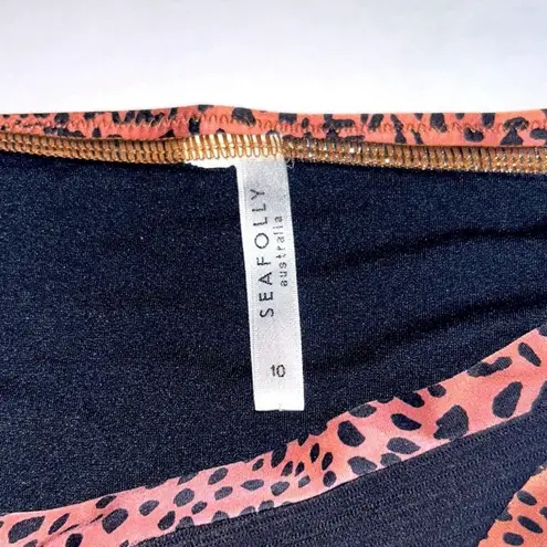 Seafolly NWOT Wild Ones Brazilian Bikini Bottom in Bronze Size 10 / M - Image 4