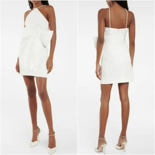 Rebecca Vallance Grace Halterneck Mini Dress NEW Sz UK 10/US 6 White