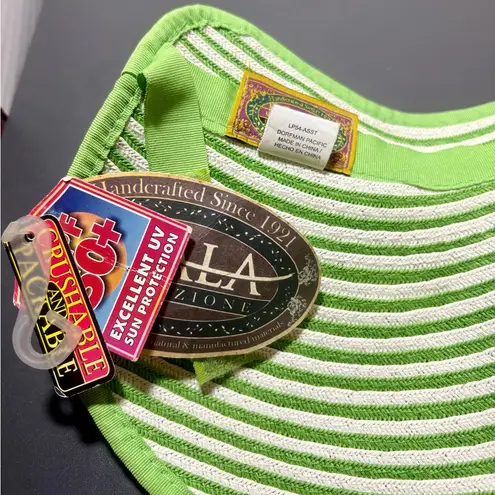 Scala COLLEZIONE Vintage Foldable Beach Visor Hat