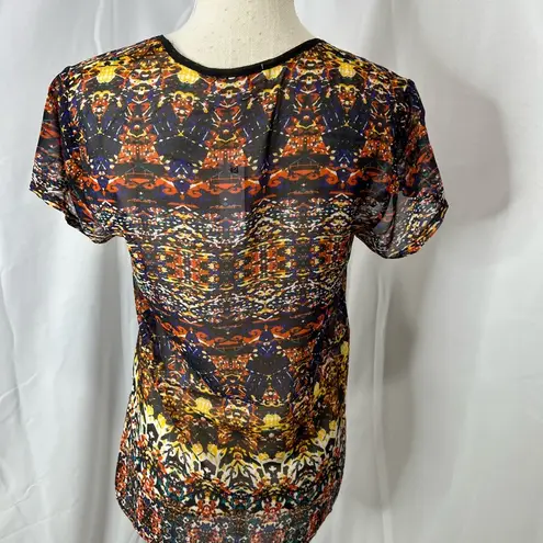 LA Made sheer blouse XS