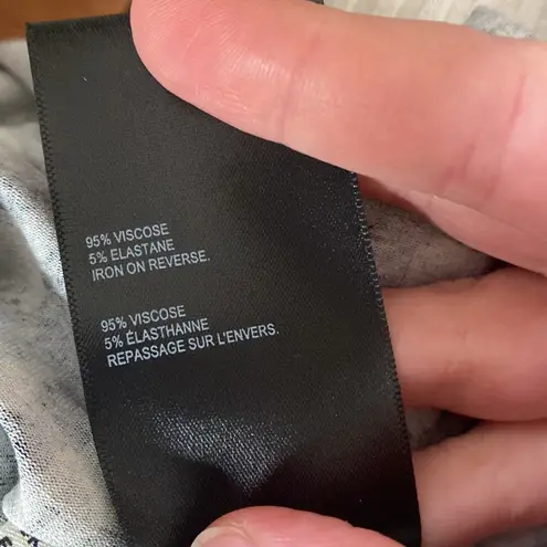 Whistles Celestine Animal Print Jersey Twist at Waist Dress size 4 Black