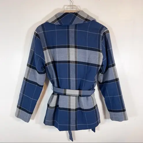 Nordstrom New  Signature Belted Plaid Jacket