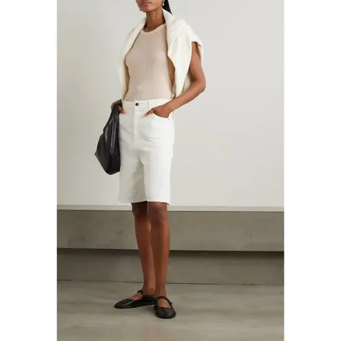 Loulou Studio Isu Shorts in Ivory 25 New Womens Bermuda Long Knee White