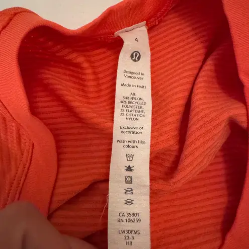 Lululemon  Swiftly Tech Short Sleeve 2.0 Warm Coral - Image 4