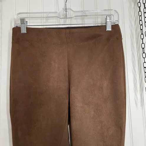 Max Studio NWT  Women’s Brown High Waist Stretchable Pull On Cropped Pants Size S