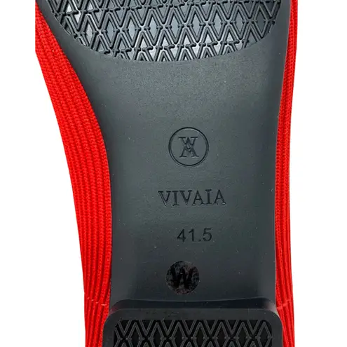 Vivaia Margot 2.0 Ruby Red Ribbed Knit Square