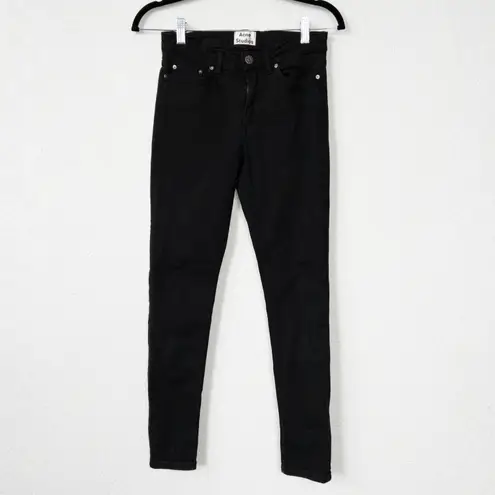 Acne Studios Skin 5 Black Skinny Jeans Size 26