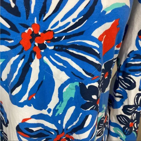 MAHI GOLD Floral Tropical Long Sleeve Dress 5% Spandex