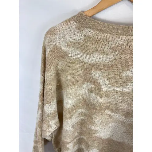 American Eagle  Tan Camo Print Sweater Size XS