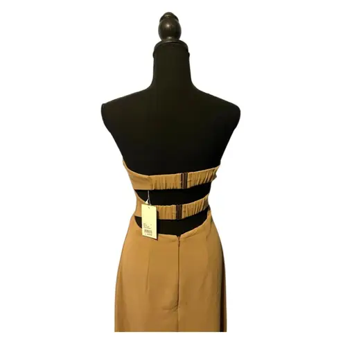 Kookai Alpha Beige Strapless Dress (NWT)