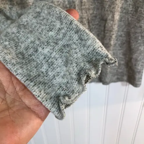 Acemi NWT Juniors Mock Ruffled Grey Turtleneck S