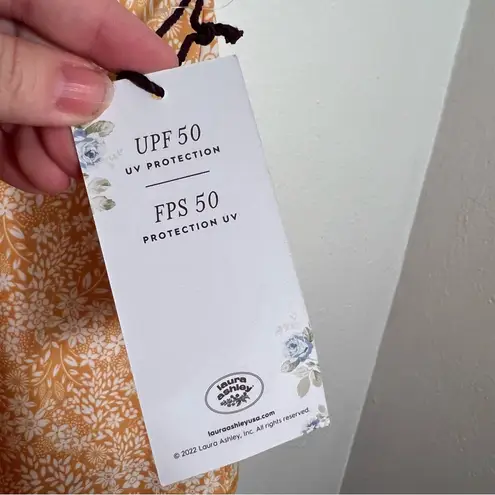 Laura Ashley Athletic Skort Yellow Floral XL