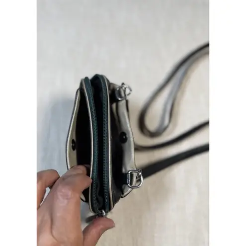 Bruno Rossi Firenze Women's Small Leather Black Crossbody Bag Made in Italy