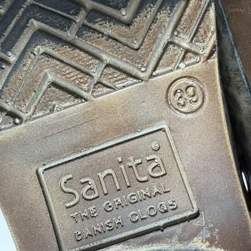 Sanita Professional Clogs Cheetah Leopard Print Nurse Doctors Comfort Size 8 39