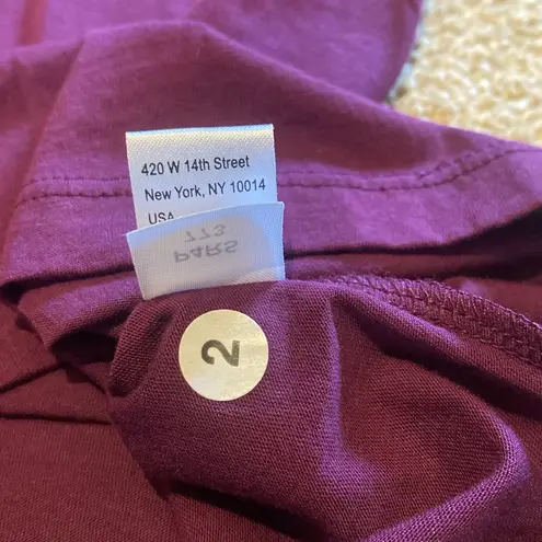 Lilla P Ruffle Scoop Neck L/S Pima Cotton T