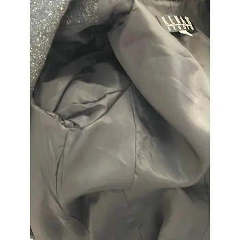 Kenar Studio Charcoal Tweed Wool Silk Blend Blazer size 6