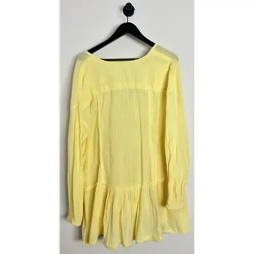 Free People  Compare Breaking Hearts Tunic in Mellow Yellow Size Small NWT