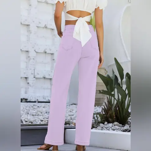 Lavender light purple lilac Women's Jeans new 6