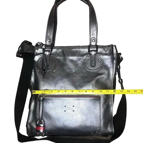 Chloé CHLOE Paddington Bag Silver Leather Tote Padlock Key Crossbody Shoulder Strap