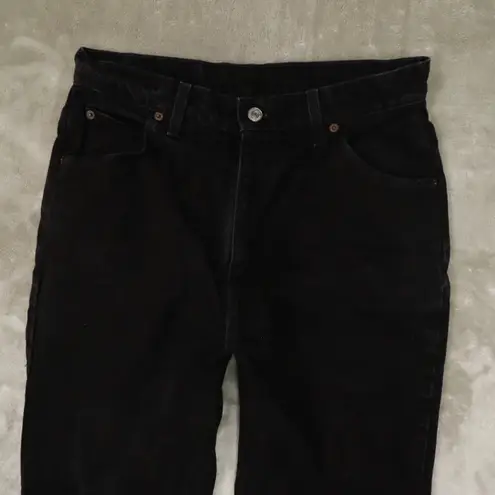 Levi's Vintage 1995  921 Tapered Fit Orange Tab Black Denim Jeans size 14M 30x30