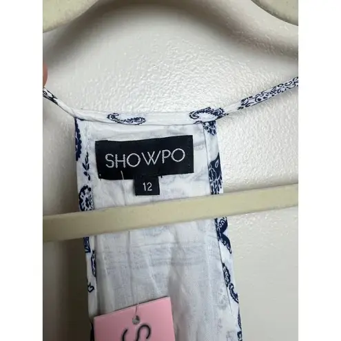 Showpo By the Sea High Lo Maxi Dress NWT Sz. 12 White